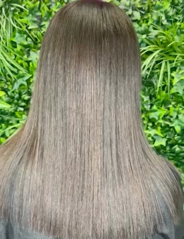 long straight hairstyle